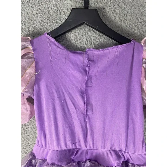 Disney Princess Rapunzel Costume Dress Purple Gold Tangled Size 4-6X - Picture 7 of 14